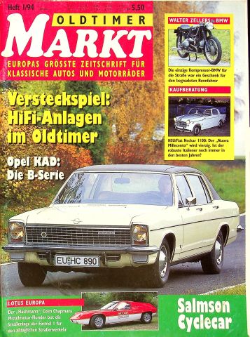 Deckblatt Oldtimer Markt (01/1994)